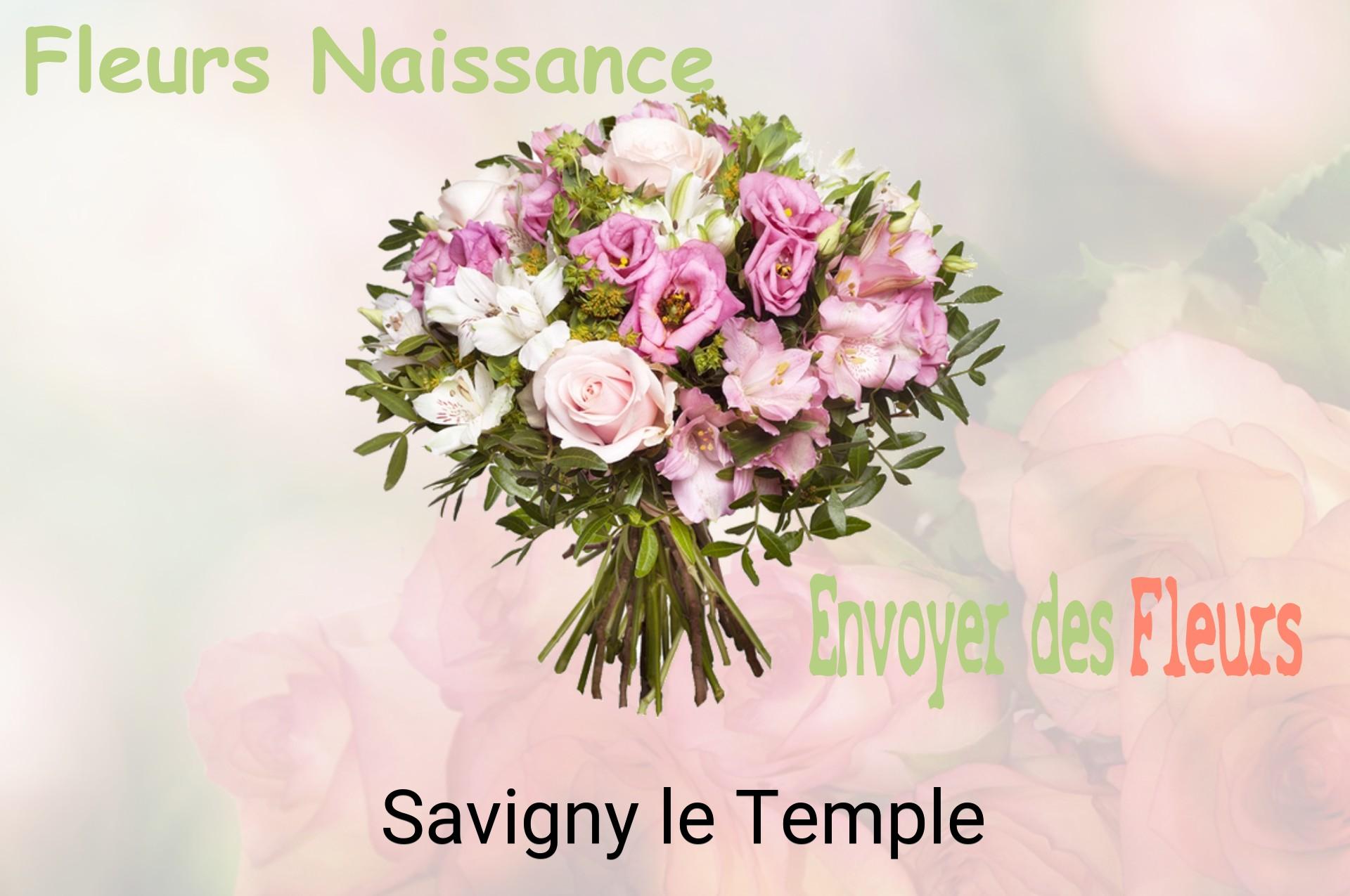 Bouquet de fleurs de naissance livré à Savigny-le-Temple